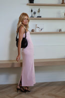 VESTIDO MIDI CANELADO SEM ALÇAS CAIRO