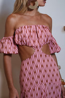 VESTIDO LONGO ROSÊ FLOW