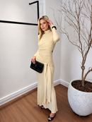 VESTIDO LONGO EM MALHA LEVANA