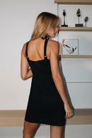 VESTIDO CURTO LUSTRE COLOR