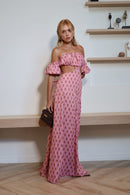 VESTIDO LONGO ROSÊ FLOW