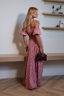 VESTIDO LONGO ROSÊ FLOW