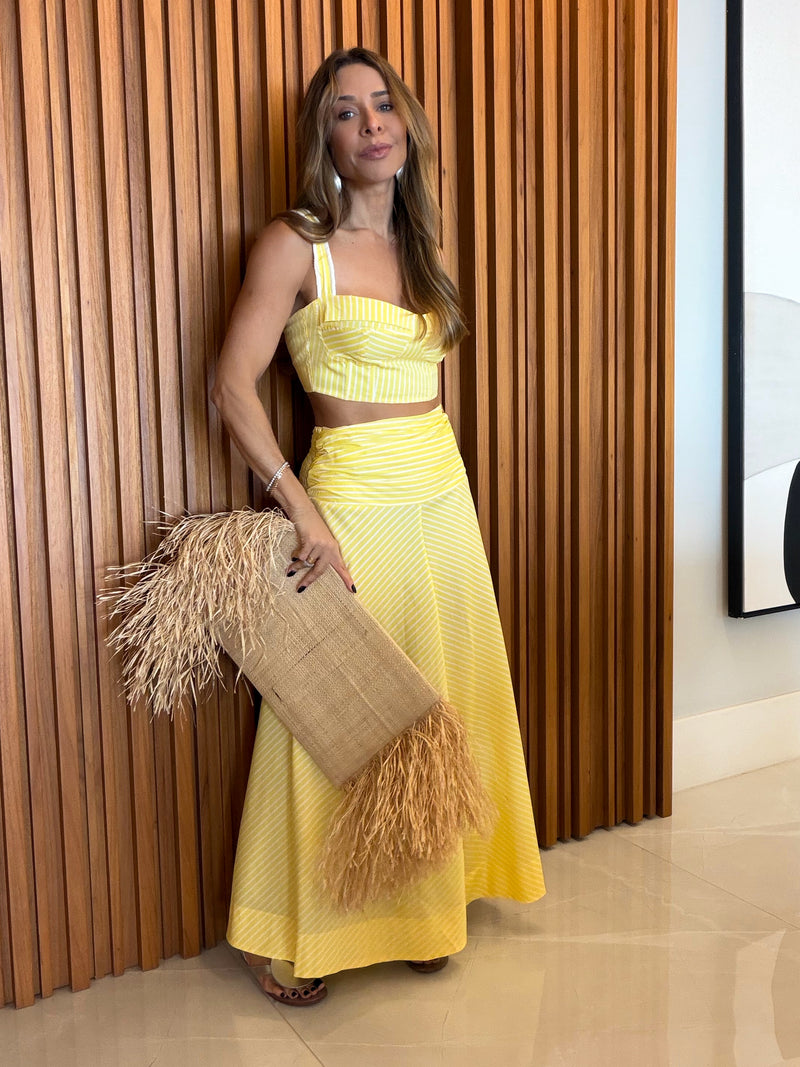 SAIA MIDI LISTRADA LINHA SOLAR