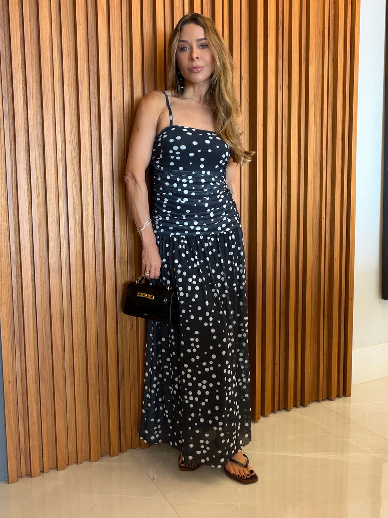VESTIDO MIDI EM TULE MARGOT