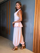 CALÇA PEPLUM GERBERA