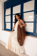 VESTIDO LONGO AZURE LINEN * PRÉ VENDA *