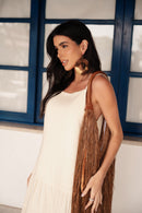 VESTIDO LONGO AZURE LINEN * PRÉ VENDA *