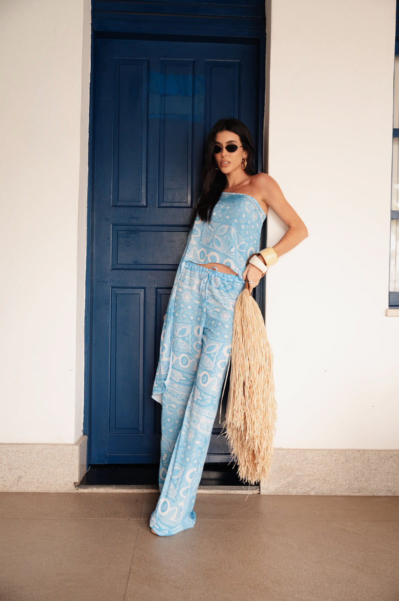 CALÇA PORTO CELESTE
