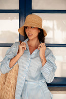 CAMISA LISTRADA CAPRI NAVY * PRÉ VENDA *