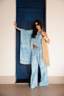 BLUSA PORTO CELESTE