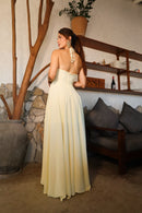 VESTIDO LONGO COM ALÇAS AMELIE