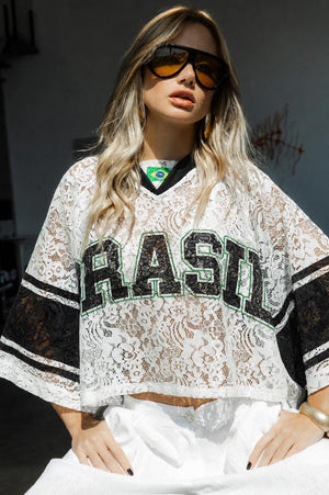 BLUSA EM RENDA BOSSA DO JOGO