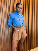 CAMISA EM TRICOLINE CORA