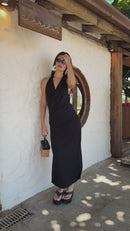 VESTIDO MIDI FRENTE ÚNICA VÉSPER