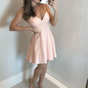 VESTIDO CURTO BLUSH - G