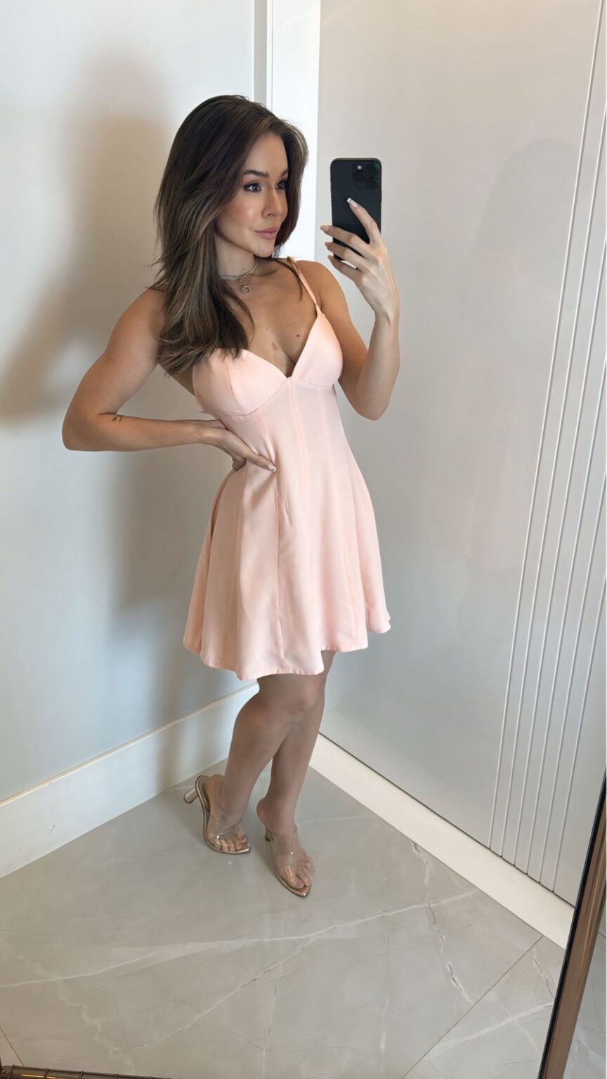 VESTIDO CURTO BLUSH