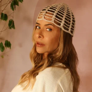 Touca de Crochê - Marron