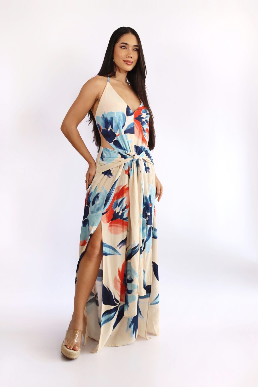 VESTIDO LONGO AQUARELLA