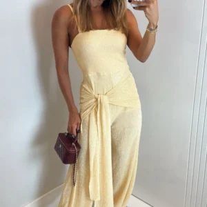 MACAÇÃO ALADIM DOCE BRISA - M, Amarelo Manteiga