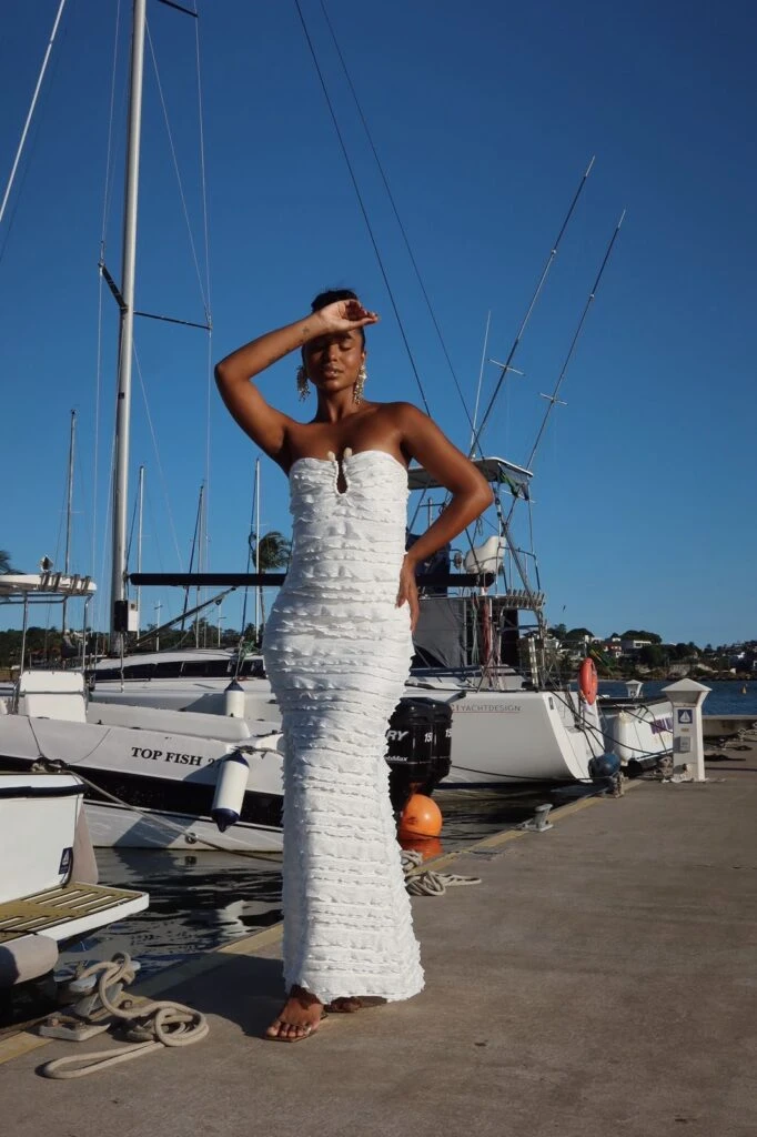 VESTIDO LONGO BRANCO TOMARA QUE CAIA PURÊ LIGHT